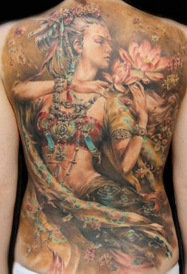 Female Tattoo as Art - World of the Woman
