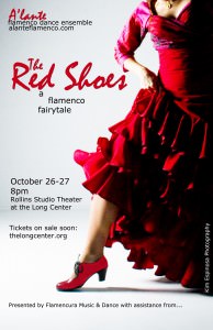 Flamenco red shoes