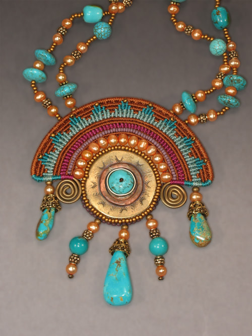 Necklace Aztec Sun