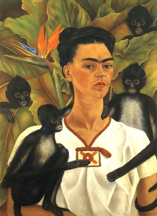Self-portrait with Monkeys – 1943