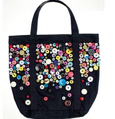 bag with buttons