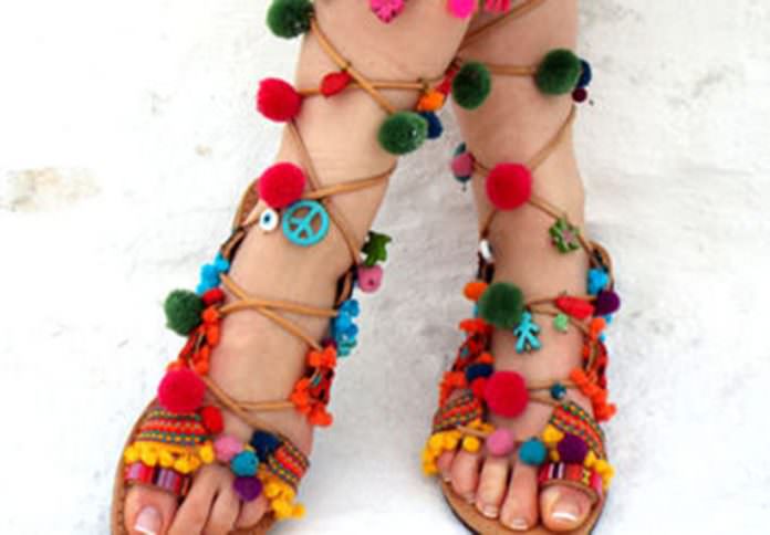 matalan pom pom sandals