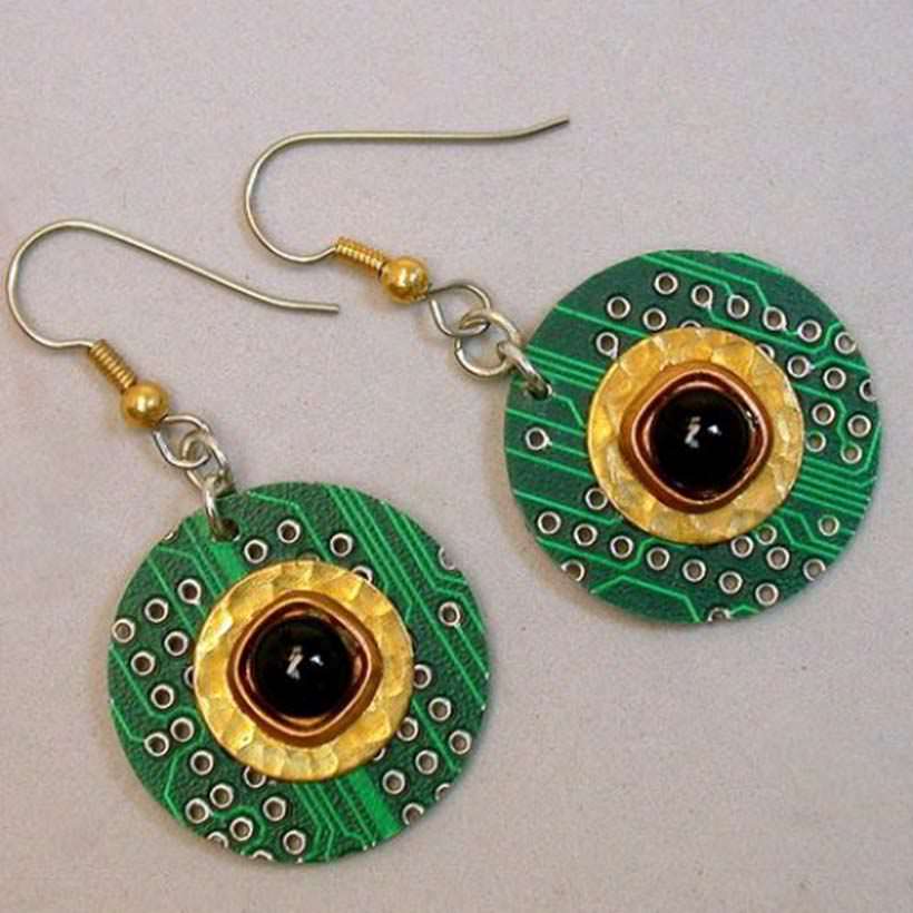 Recycled earrings 3